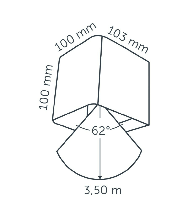 in-lite ACE DOWN 100-230V Corten - 10302121
