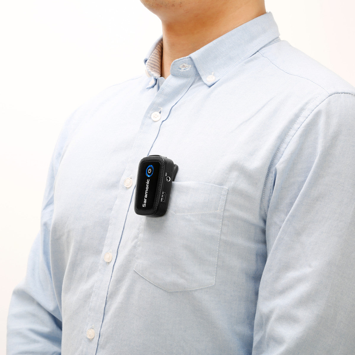 Blink 500 B1 Wireless Clip-On Mic System with Lavalier & Dual Receiver for Cameras & Mobile Devices | The LA Firm 