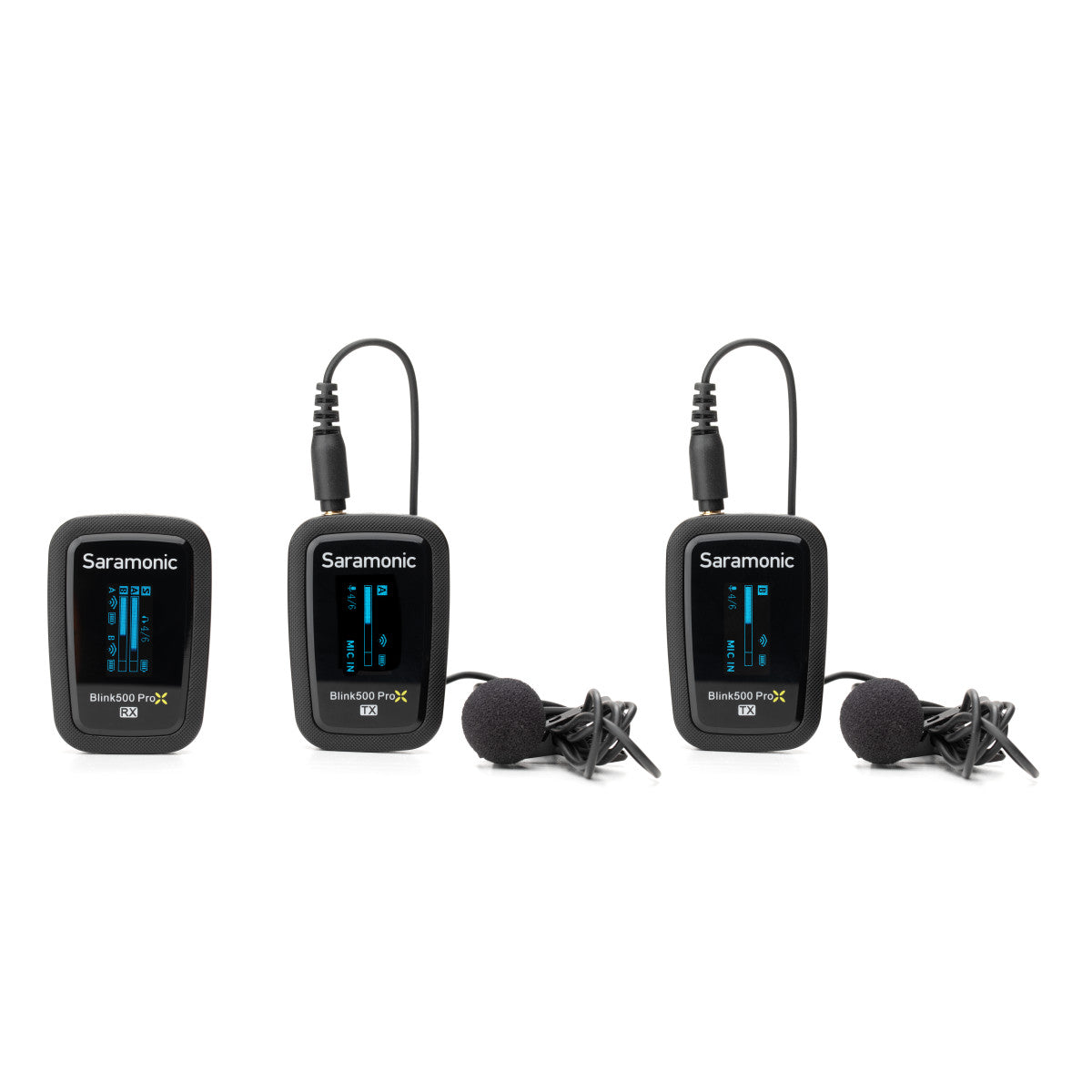 Blink 500 ProX B2 2-Person Wireless 2.4GHz Clip-On Microphone System with Lavaliers | The LA Firm 