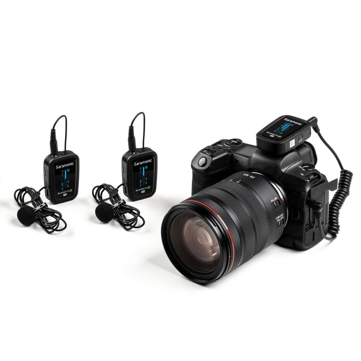 Blink 500 ProX B2 2-Person Wireless 2.4GHz Clip-On Microphone System with Lavaliers | The LA Firm 