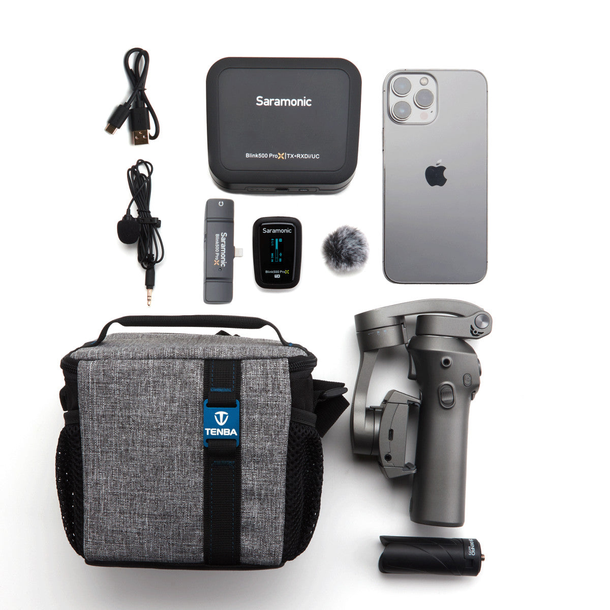 Blink 500 ProX B3 Wireless Clip-On Mic System with Lavalier & Lightning Receiver for iPhone & iPad | The LA Firm 