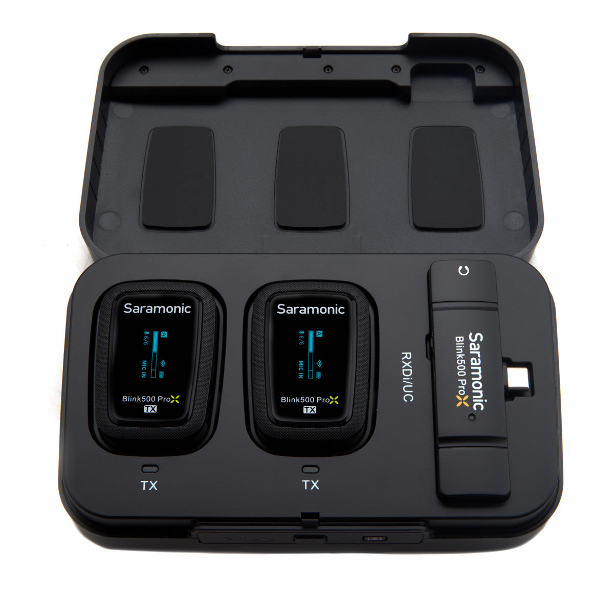 Blink 500 ProX B6 2-Person USB-C Wireless Mic w/ Lavalier for iPhone 15, Android, iPad & Computers | The LA Firm 