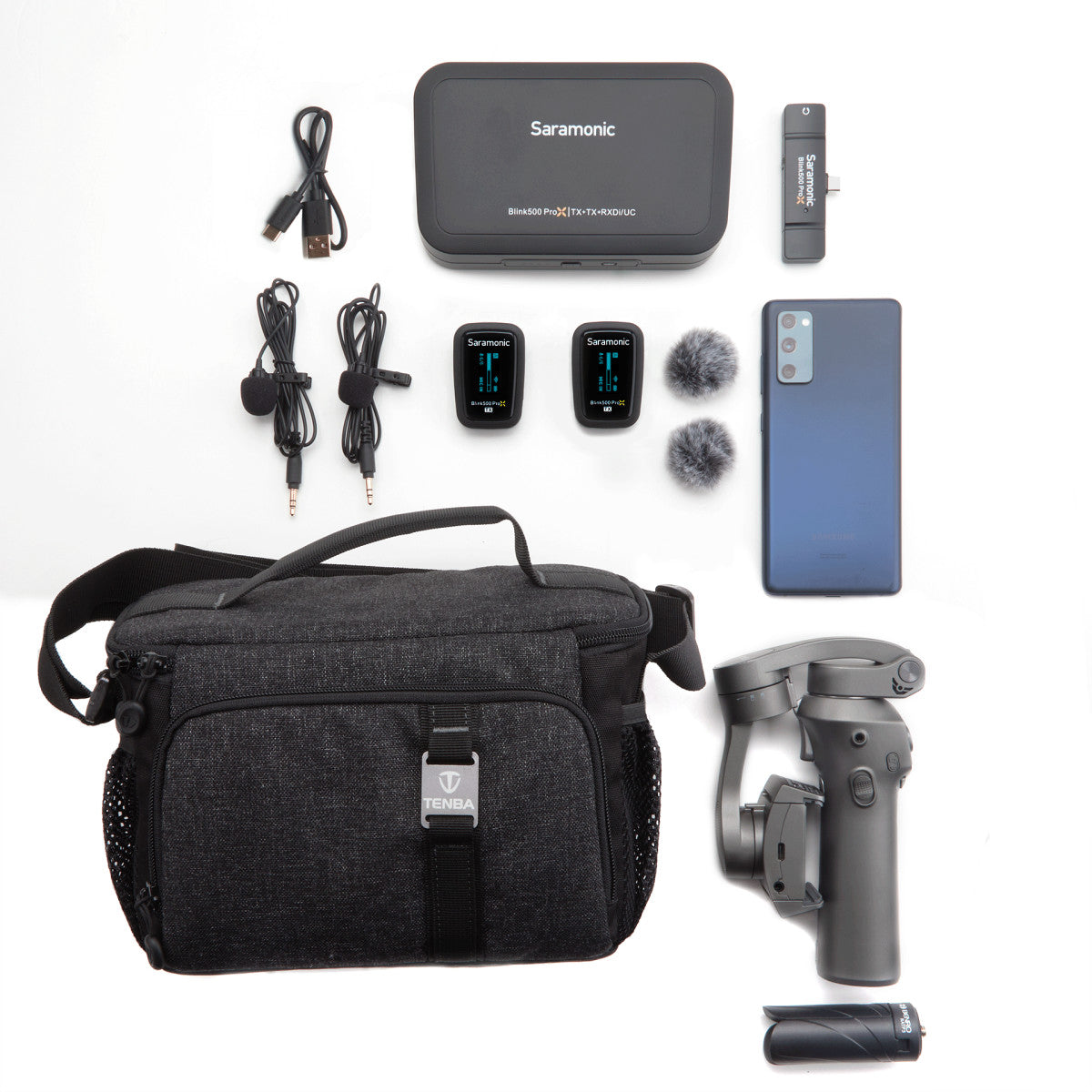 Blink 500 ProX B6 2-Person USB-C Wireless Mic w/ Lavalier for iPhone 15, Android, iPad & Computers | The LA Firm 