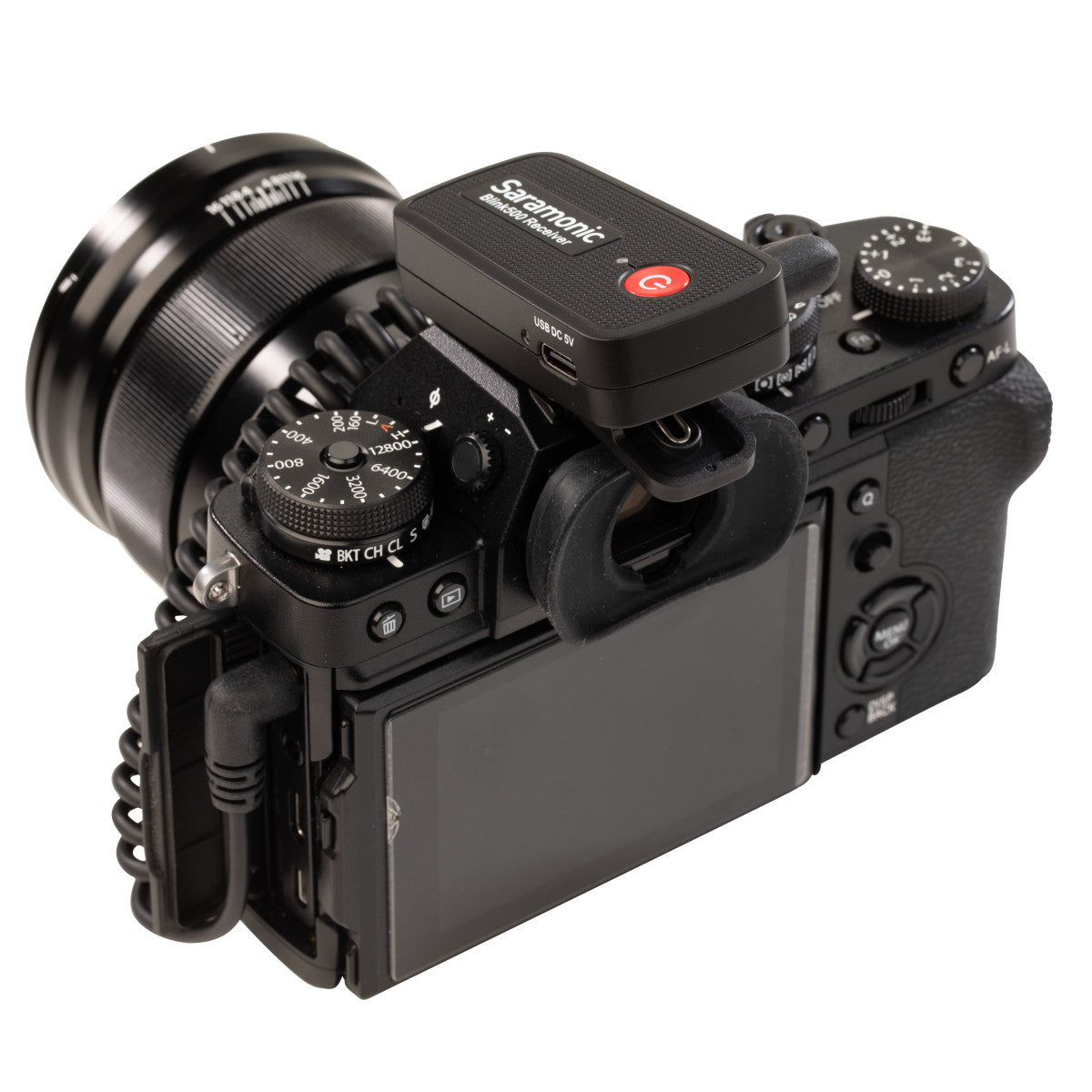 Blink 500 RX Dual Camera-Mountable Receiver for Blink 500 Pro Transmitters with TRS & TRRS Cables | The LA Firm