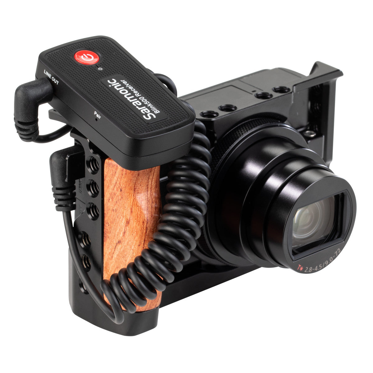 Blink 500 RX Dual Camera-Mountable Receiver for Blink 500 Pro Transmitters with TRS & TRRS Cables | The LA Firm