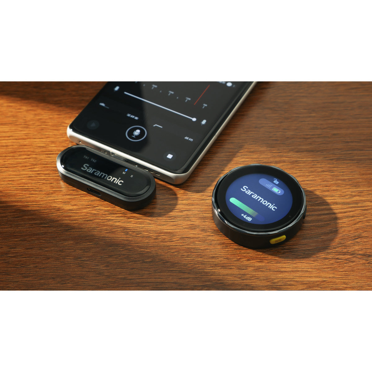 Blink Me U2 | 2-Person Wireless Mic w/ Custom Recording Transmitters & USB-C + Lightning Receivers | The LA Firm 