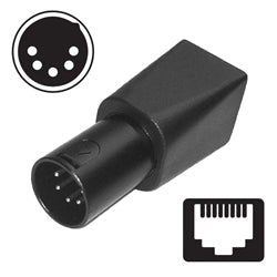 XLR to RJ45 Adapter, Female 5-pin from www.thelafirm.com