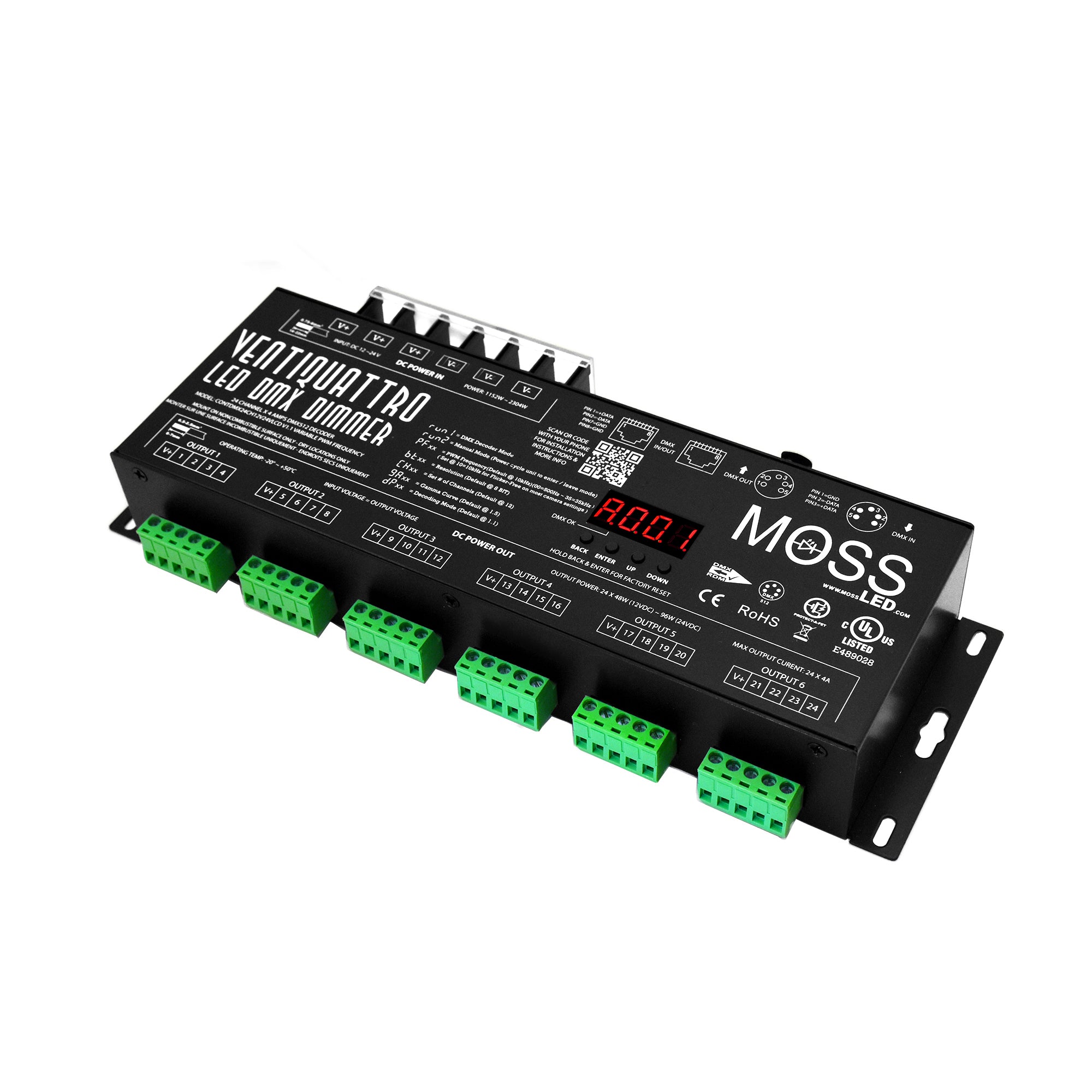 VentiQuattro-LED DMX - 24 Channel Dimmer Constant Voltage from www.thelafirm.com