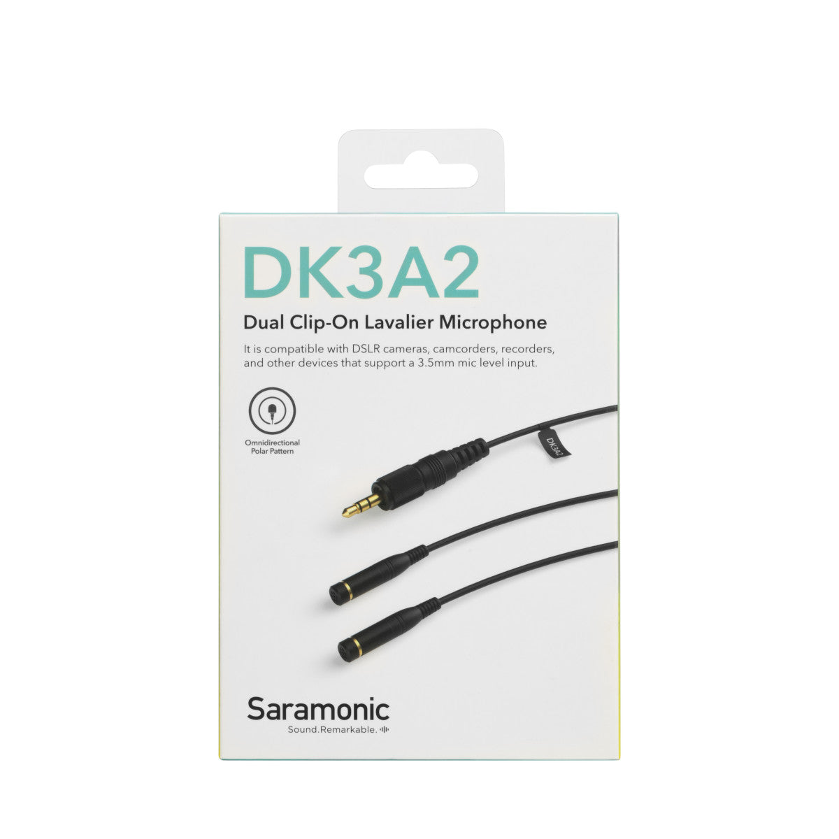 DK3A2 2-Person Dual Omni Lavalier w/ Locking 3.5mm TRS for Recorders, Transmitters, Cameras & More | The LA Firm 