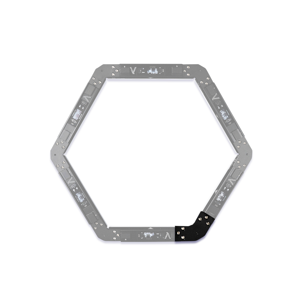 Aputure INFINIBAR Connectors - Hexagon Flat (Active) Lighting Accessory | The LA Firm