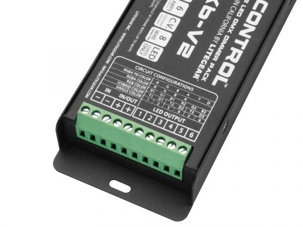 DMX Dimmer Pack, E-Control, 6X6-V2 from www.thelafirm.com