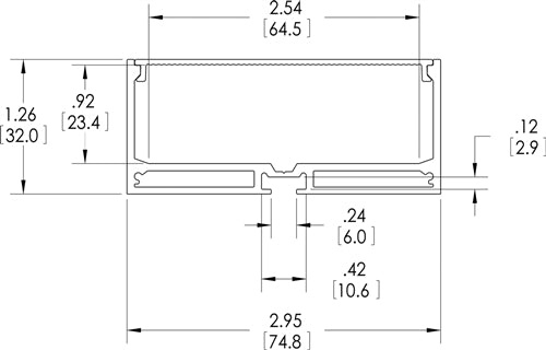 LiteStix, Tall-X6, Sextuple-Wide, Pendant, 1m from www.thelafirm.com