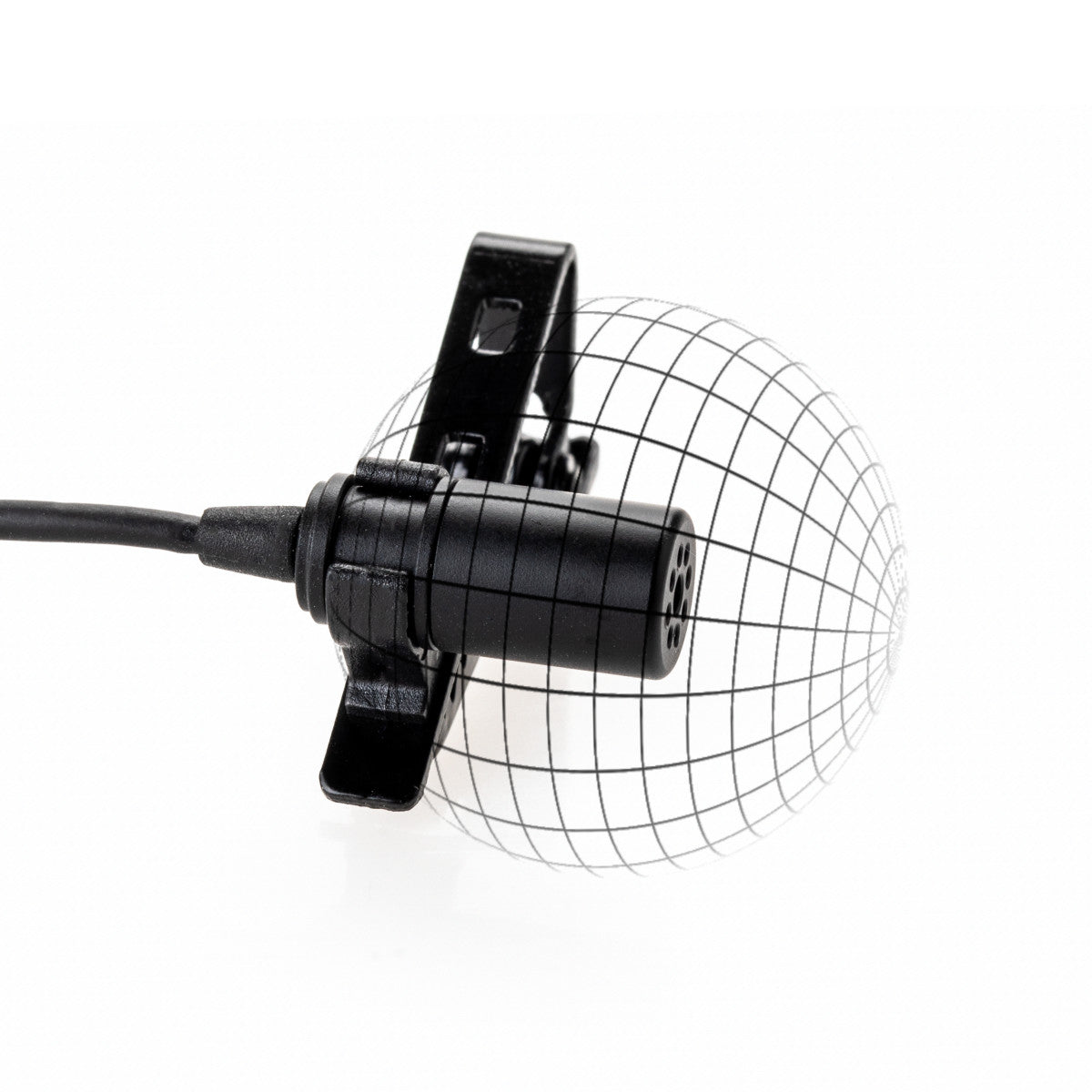 LavMicro-U Lavalier Mic w/ 6.6' USB-C Cable & USB Adapter for iPhone 15, Android, iPad & Computers | The LA Firm 