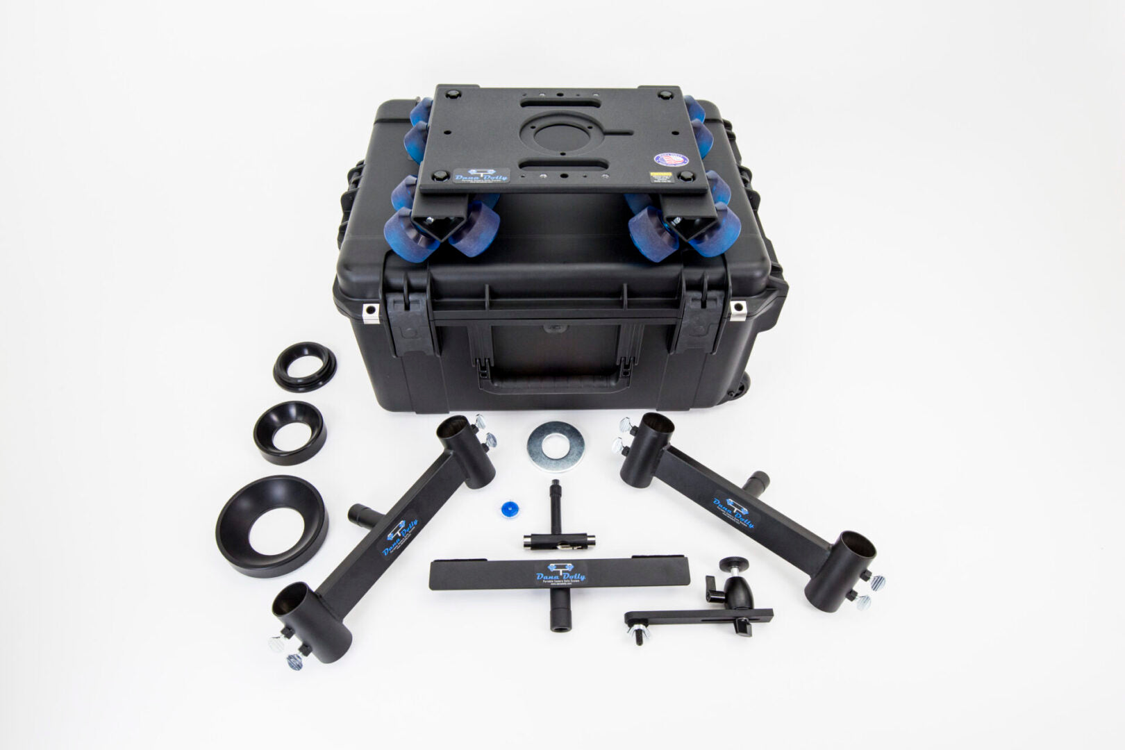 Dana Dolly “Original” Rental Kit by Dana Dolly on pipe-track camera dolly system | The LA Firm