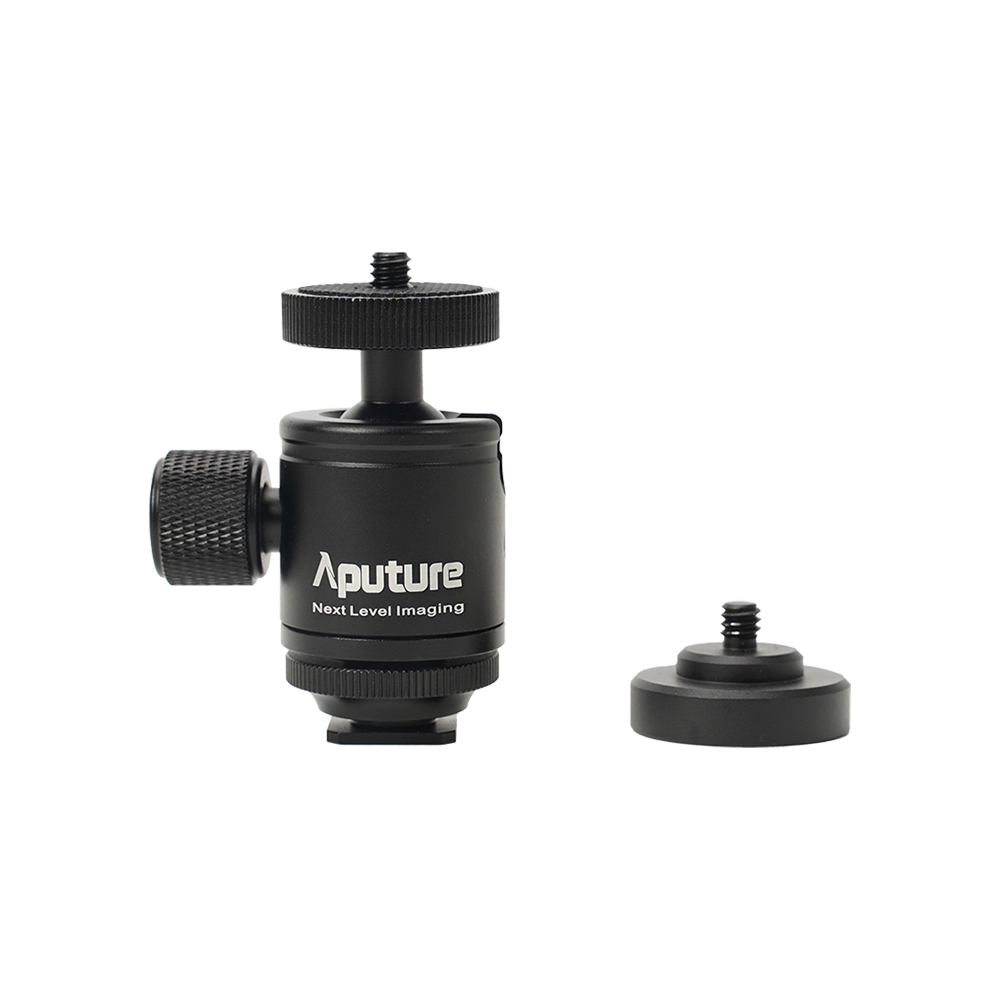 Aputure MC Pro 1/4" Coldshoe Ball Head Mount Lighting Accessory | The LA Firm