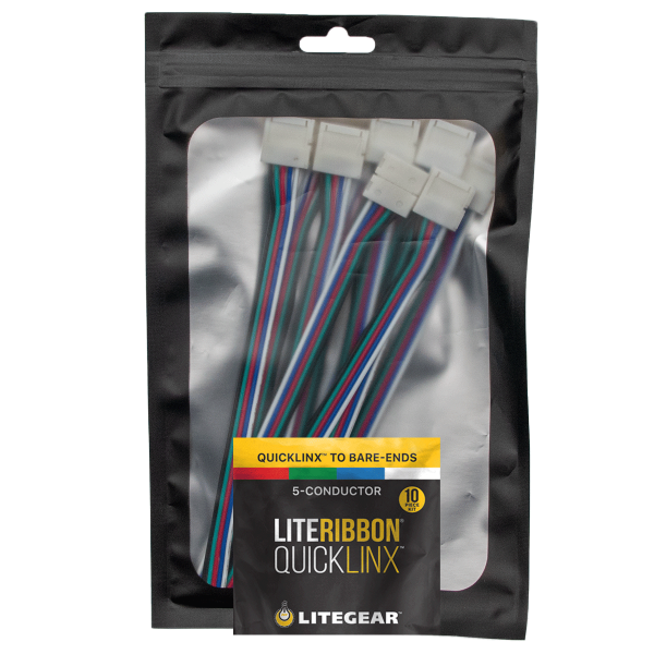 RGB-X (5-Conductor)QuickLinx to Bare-Ends, 10pc from www.thelafirm.com