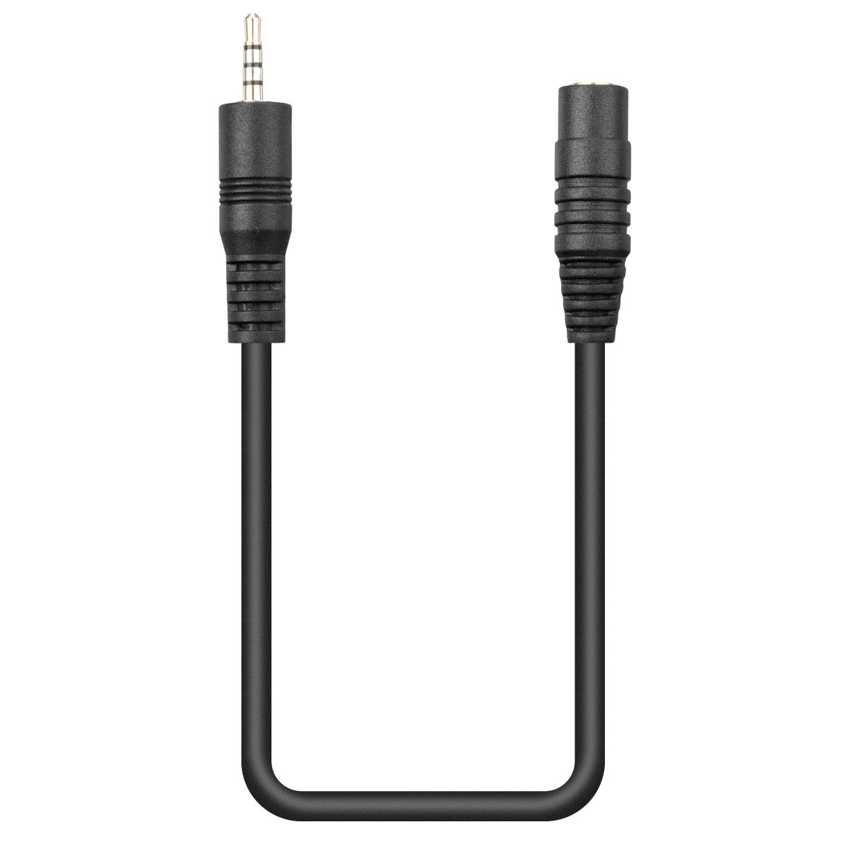 SR-25C35 3.5mm Female to 2.5mm Male Microphone Adapter Cable for use with Cameras with 2.5mm Input | The LA Firm 