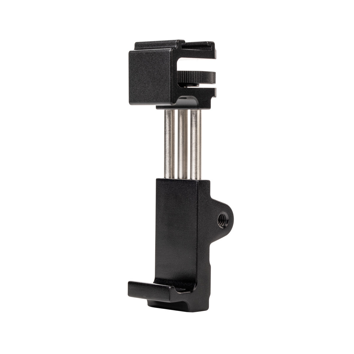 SR-BSP1C Aluminum Smartphone Holder for Tripods & Handgrips w/ Cold Shoe Accessory Mounting | The LA Firm 