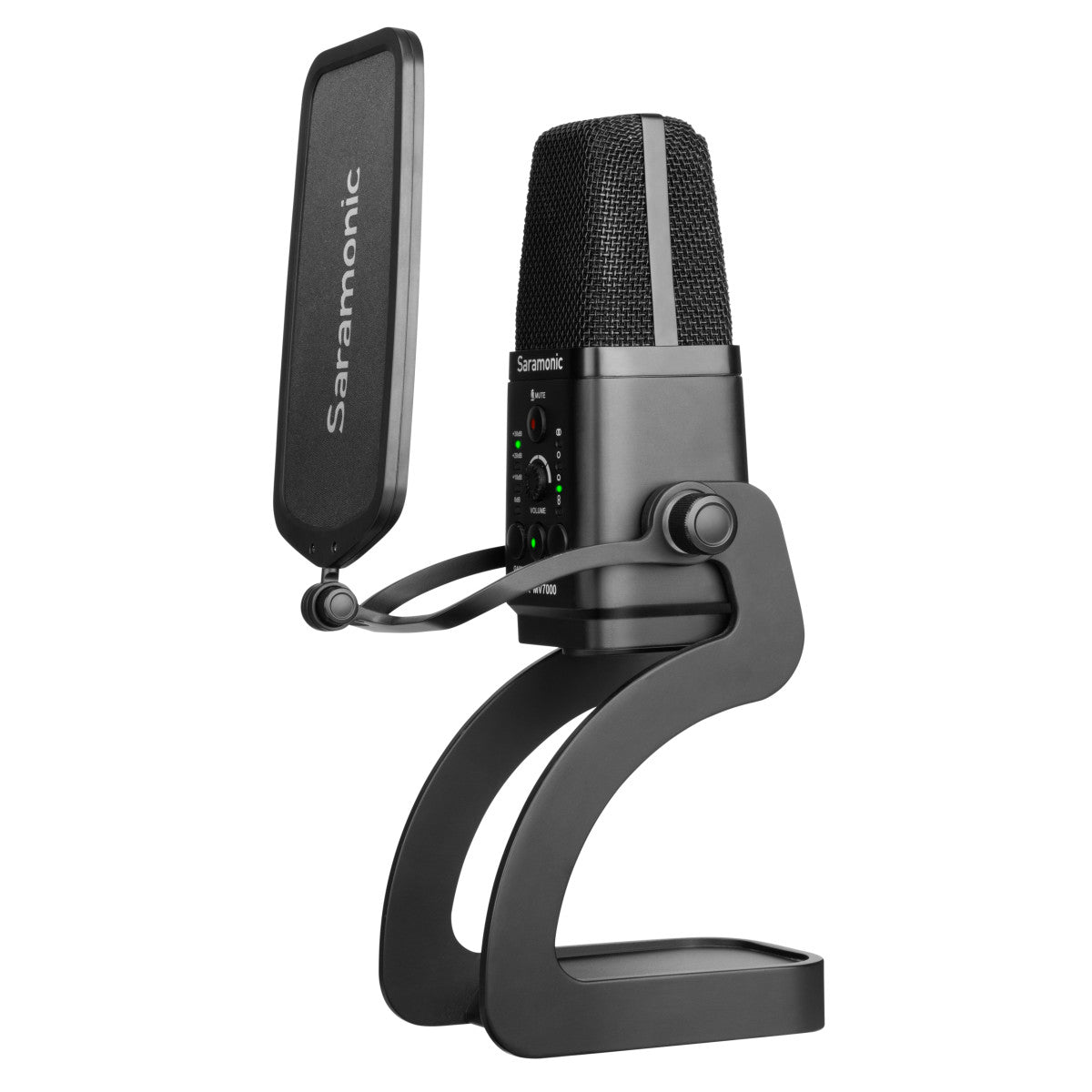 SR-MV7000 Multi-Pattern Large Diaphragm Condenser Microphone w/ USB, USB-C & Dual XLR Output Cables | The LA Firm 