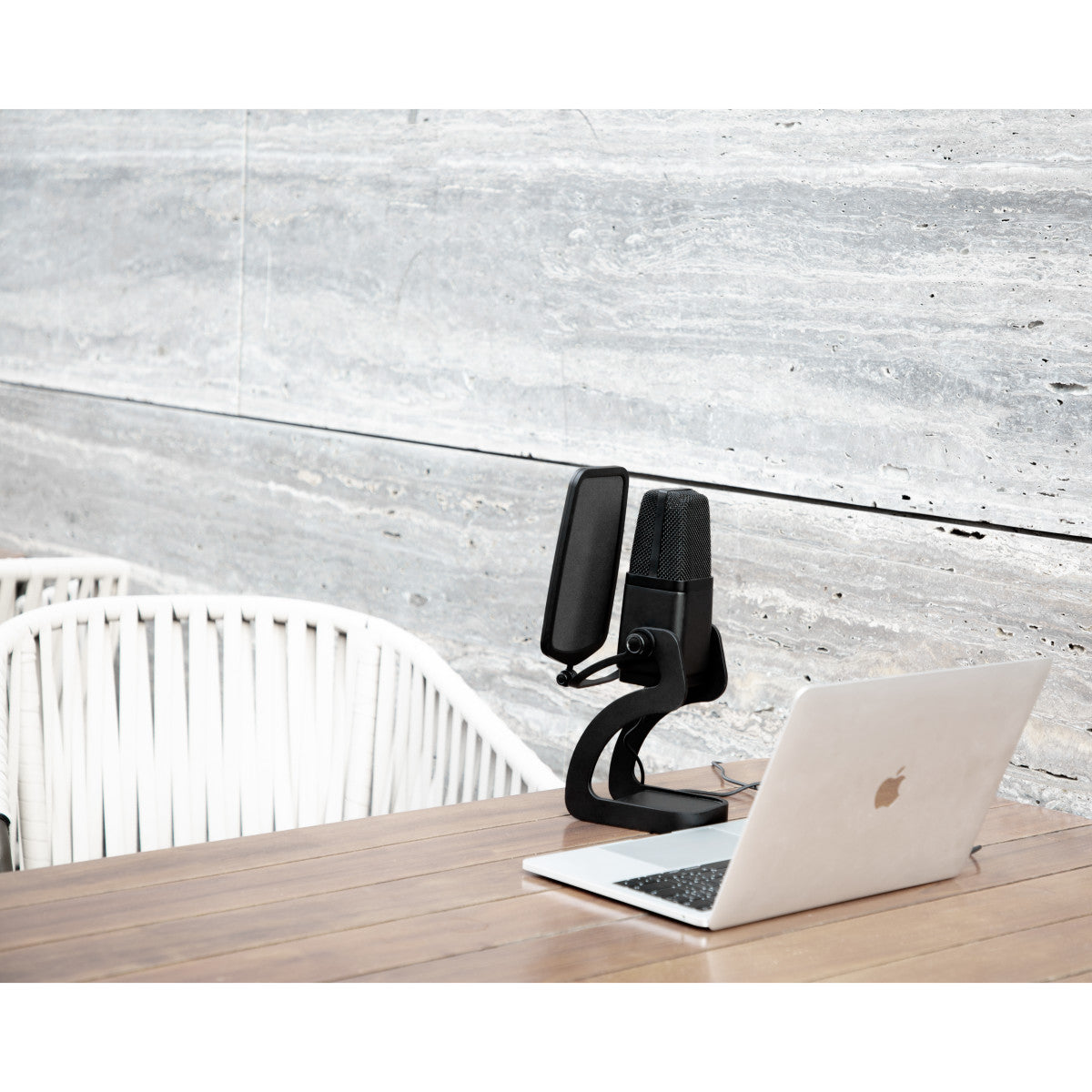 SR-MV7000 Multi-Pattern Large Diaphragm Condenser Microphone w/ USB, USB-C & Dual XLR Output Cables | The LA Firm 