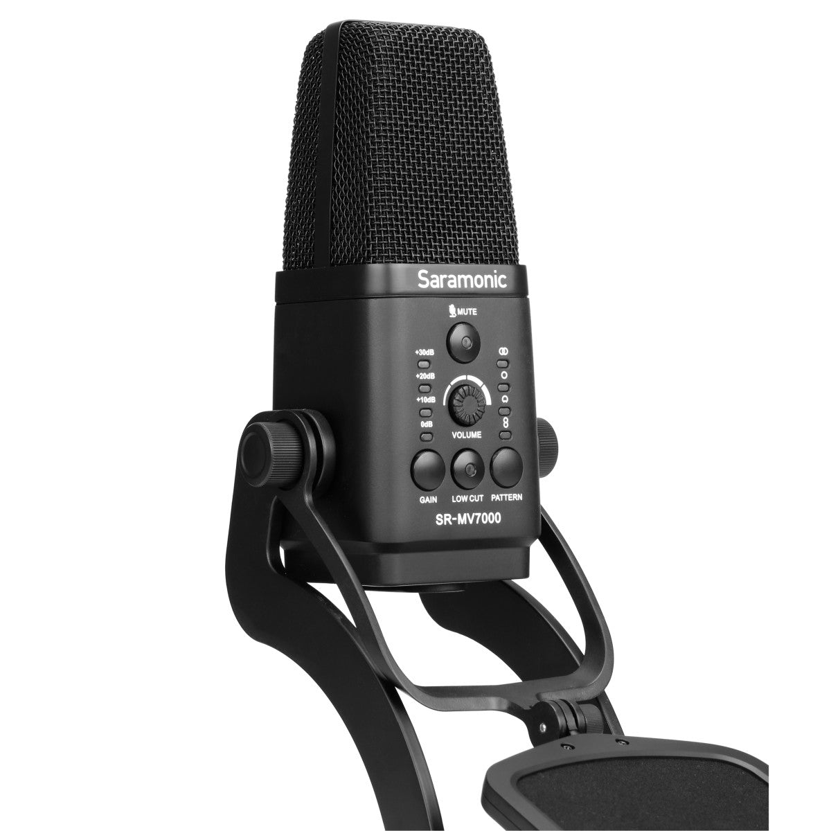 SR-MV7000 Multi-Pattern Large Diaphragm Condenser Microphone w/ USB, USB-C & Dual XLR Output Cables | The LA Firm 
