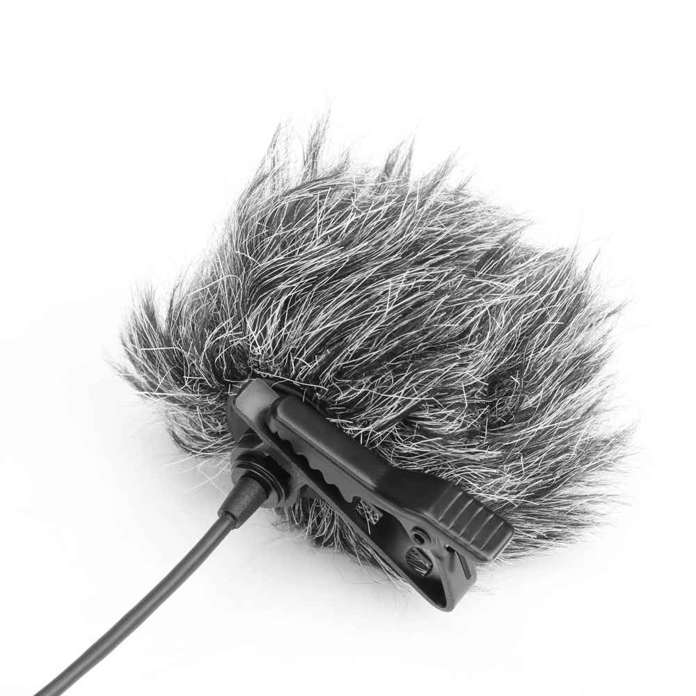 SR-WS2 High-Wind Furry Windscreens (3-Pack) for Lavalier 6-8mm in Diameter and all Saramonic Lavs | The LA Firm 