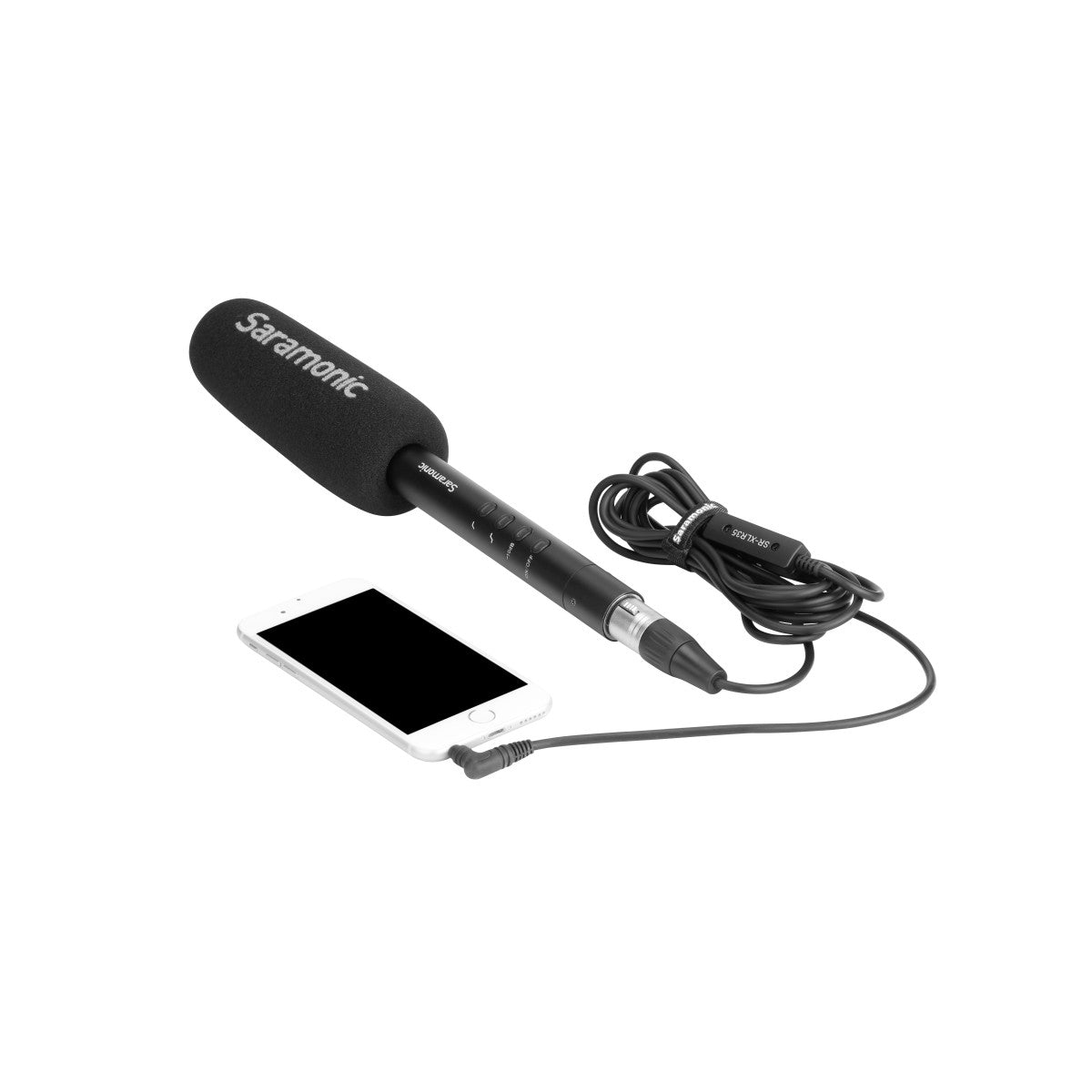 SR-XLR35 XLR Female to 3.5mm TRS/TRRS Microphone Cable for Pro Mics to Cameras & Mobile Devices 10' | The LA Firm 