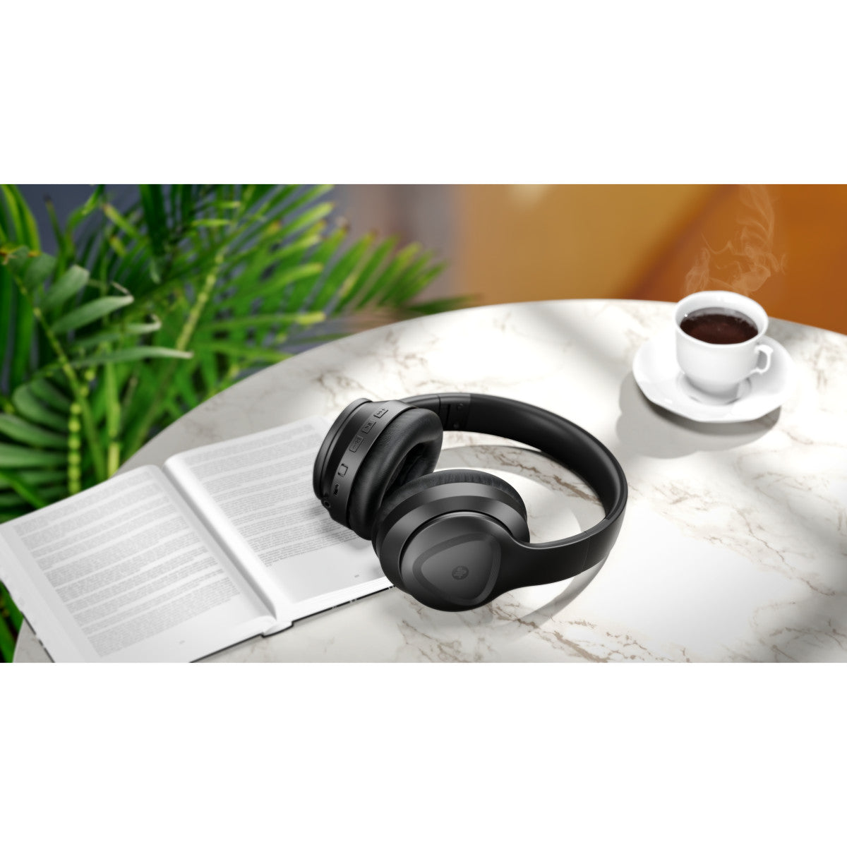 Saramonic SR-BH600 Wireless Bluetooth 5.0 ANC Noise-Cancelling Over the Ear Headphones with 40mm Drivers and Leather Earpads | The LA Firm 