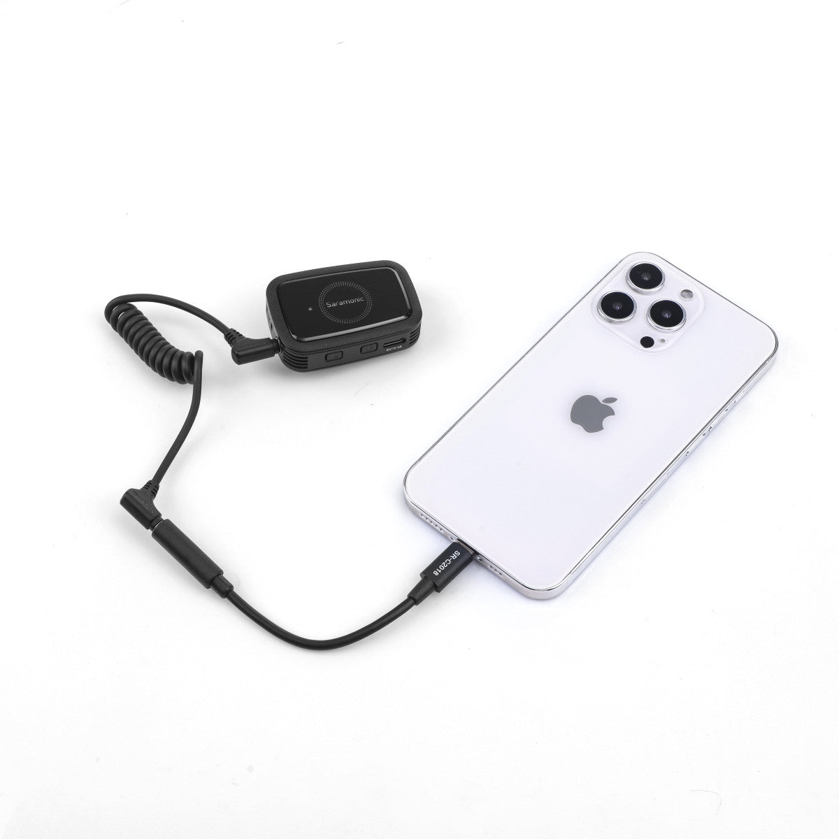 Saramonic SR-C2018 Female 3.5mm TRS Microphone & Audio Input Adapter for Apple iPhone & iPad | The LA Firm 