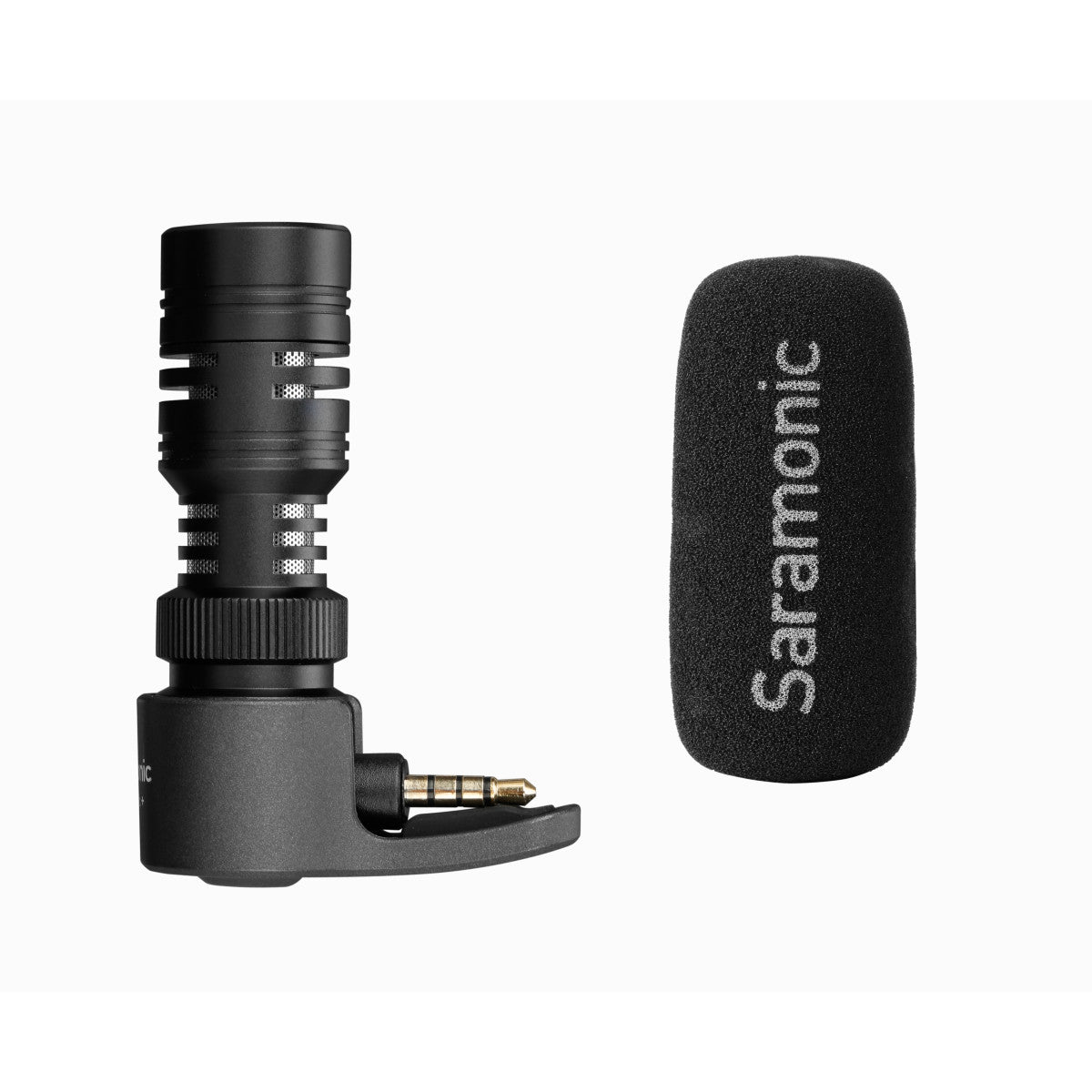 SmartMic+ Directional Mic with TRRS Connector & Headphone Out for Apple & Android Mobile Devices | The LA Firm 