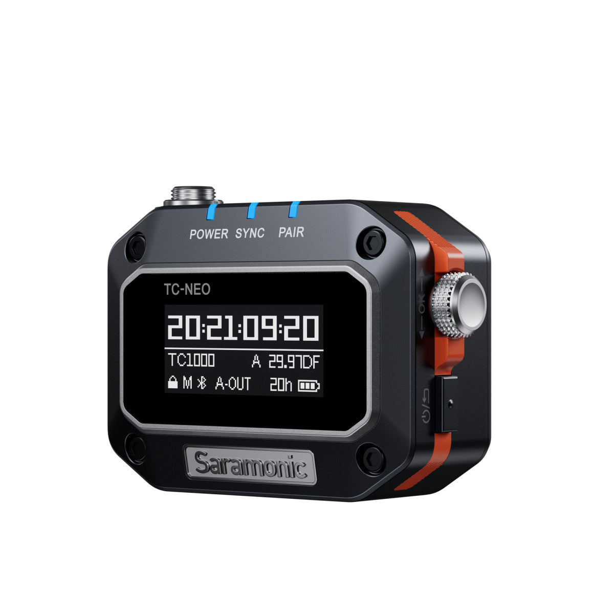 TC-NEO | Timecode Generator with 3.5mm TRS Output & Cable + Bluetooth 5.0 & 2.4GHz Wireless Sync | The LA Firm 