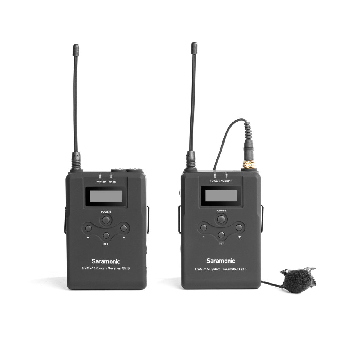 UwMic15 16-Ch UHF Wireless Lavalier Microphone System w/ Portable Camera-Mountable Wireless Receiver