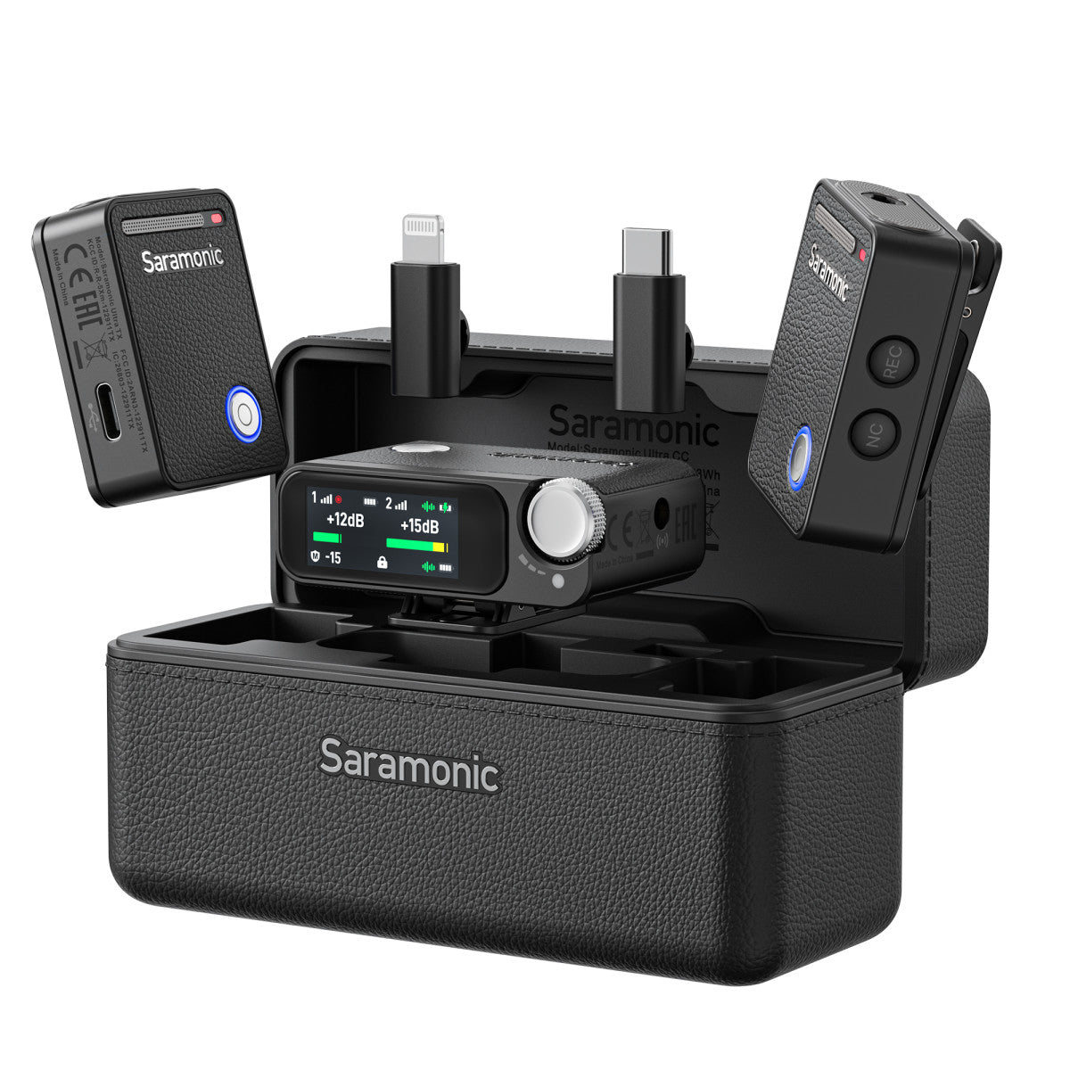 Ultra | Universal Dual Wireless Mic System with 32-bit Recording, Timecode, Noise Cancelling, | The LA Firm 
