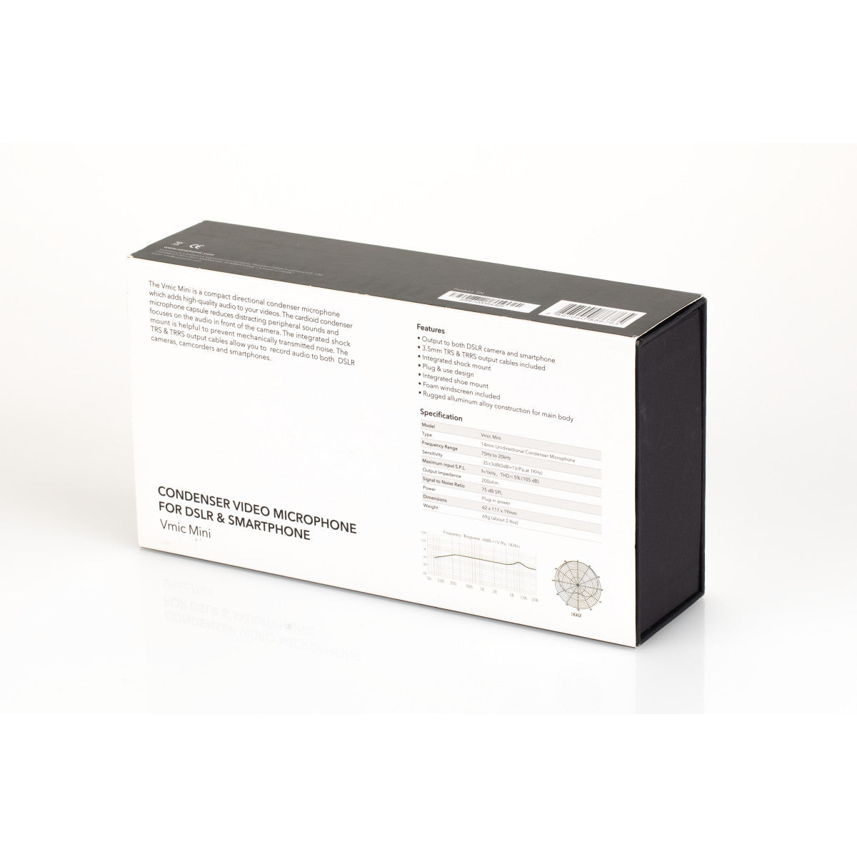 Vmic Mini Camera-Mountable Shotgun Microphone for Cameras & Mobile Devices w/ TRS & TRRS Cables | The LA Firm 