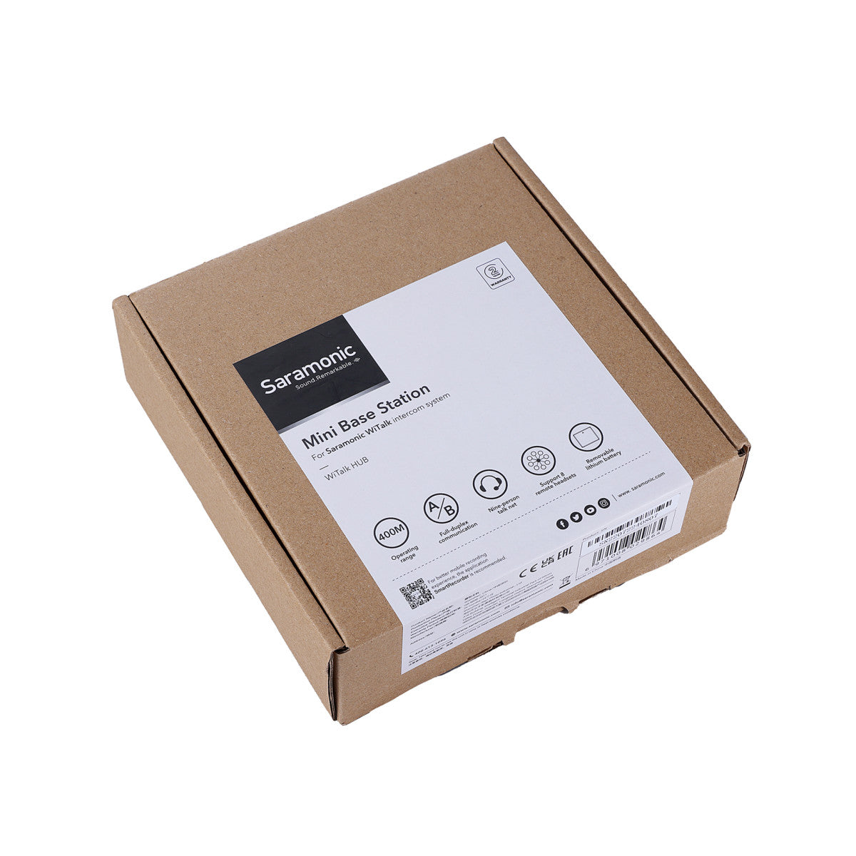 WiTalk-Hub Base Station for up to 8 Wireless & 1 Wired Intercom Headsets with Belt Clip & Link | The LA Firm