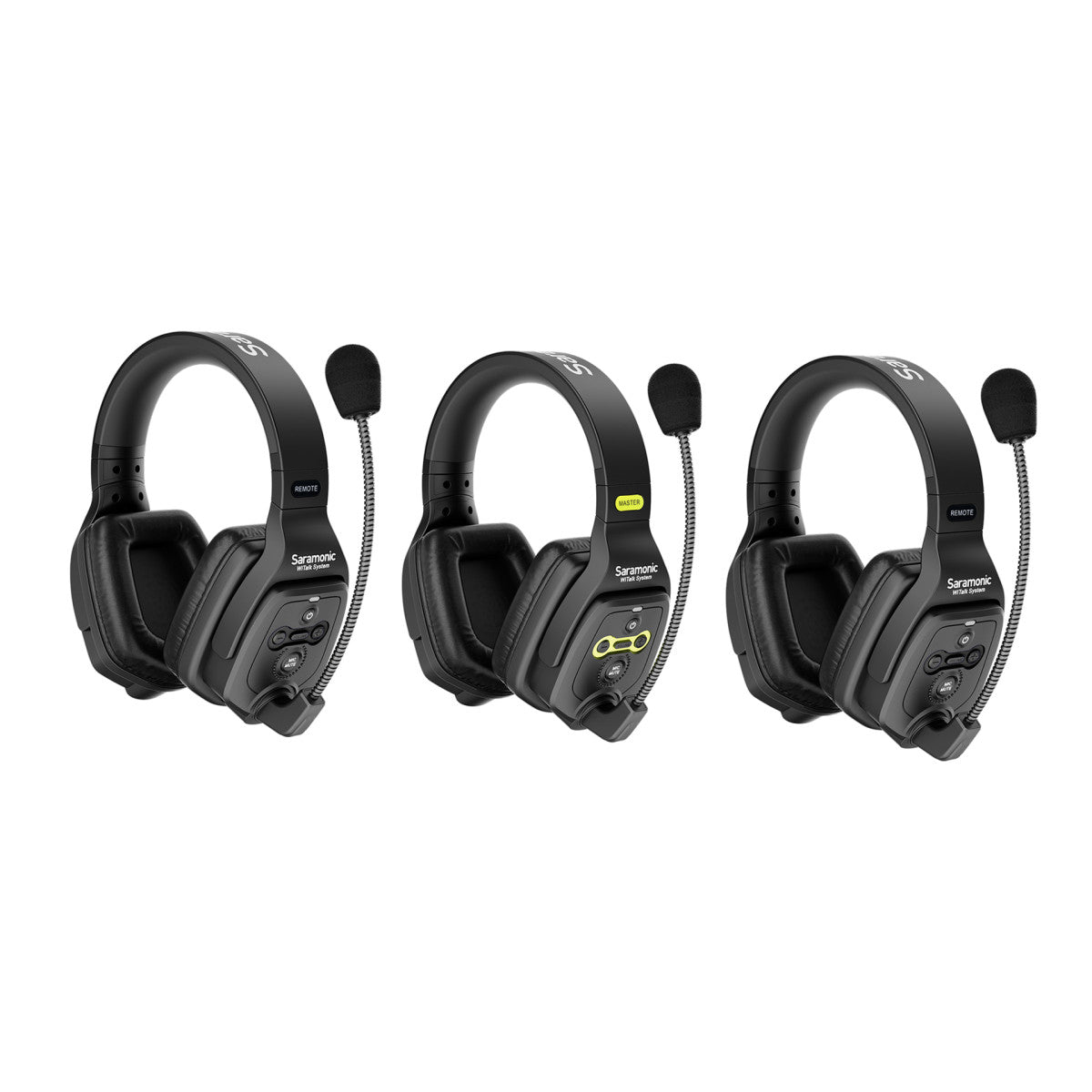 WiTalk-WT3D 3-Person Full-Duplex 1.9GHz Wireless Dual-Ear Headset Intercom System with Hard Case | The LA Firm