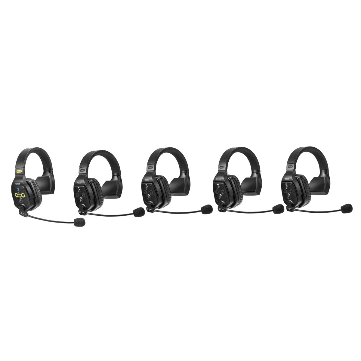 WiTalk-WT5S 5-Person Full-Duplex 1.9GHz Wireless Single-Ear Headset Intercom System with Hard Case | The LA Firm
