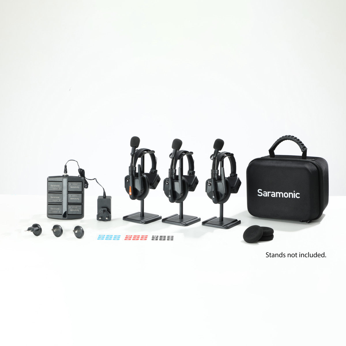 WiTalk9-3S Advanced 3-Person Full-Duplex 1.9GHz Wireless Single-Ear Headset Intercom System | The LA Firm 