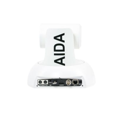 AIDA Broadcast/Conference NDI®|HX3 120fps FHD NDI/IP/SRT/SDI/HDMI PTZ Camera 20X Zoom Auto-Tracking White from www.thelafirm.com