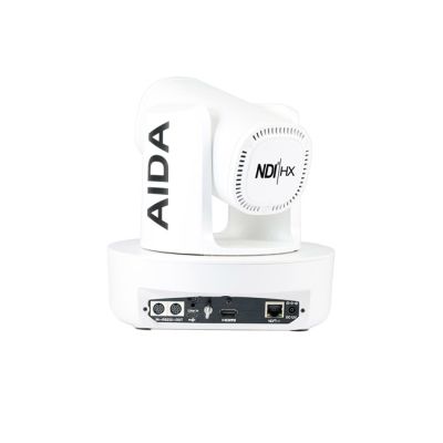 Broadcast/Conference NDI®|HX 4K NDI/IP/SRT/HDMI PoE PTZ Camera 12X Zoom Auto-Tracking White from www.thelafirm.com