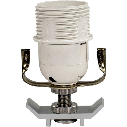 E27 socket for FP5 with single stud fitting to be attached to PowerStation.
Does not transmit electricity, only designed to attach NYX Bulb to PowerStation. from www.thelafirm.com