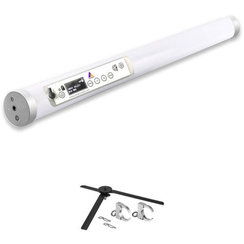 FP2 Helios Tube  *Individual*
0.5 meters, 8 Pixels
36W, 24V, Titan RGBMint+Amber, 1340 lumens, 115° beam angle IP65, Battery-powered, CRMX/UHF/Bluetooth/WiFi protocols includes 2x TubeHolder, 1x TubeStand, 2x Eyebolt, 1x SocketPlug from www.thelafirm.com