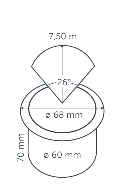 BIG FLUX Stainless Steel 60mm - 12V/21V - 4.2 VA - Ring 68 SS from www.thelafirm.com