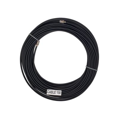 EtherWAN 150Ft Shielded RJ45 Plug to Plug 568B Wired, Solid, Black PVC Jacket, Shielded CAT6 Outdoor Standard Patch Cable | The LA Firm