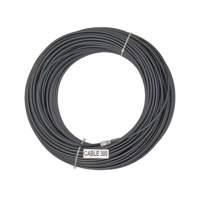 EtherWAN 300Ft Shielded RJ45 Plug to Plug 568B Wired, Solid, Black PVC Jacket, Shielded CAT6 Outdoor Standard Patch Cable | The LA Firm