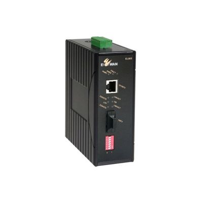 EtherWAN Ethernet EL900-A-N-1-A Fiber Media Converter (SC, 20Km, Industrial Hardened) | The LA Firm