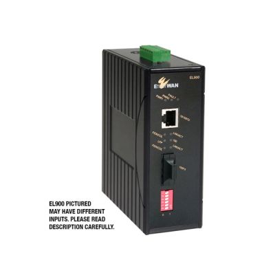 EtherWAN Ethernet EL900-A-N-1-A Fiber Media Converter (SC, 20Km, Industrial Hardened) | The LA Firm