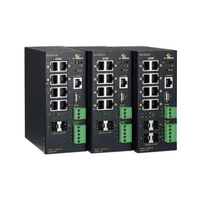 EtherWAN Hardened Managed 8-Port Gigabit PoE++ and 4-Port 100/1G/2.5G SFP Ethernet Switch | The LA Firm