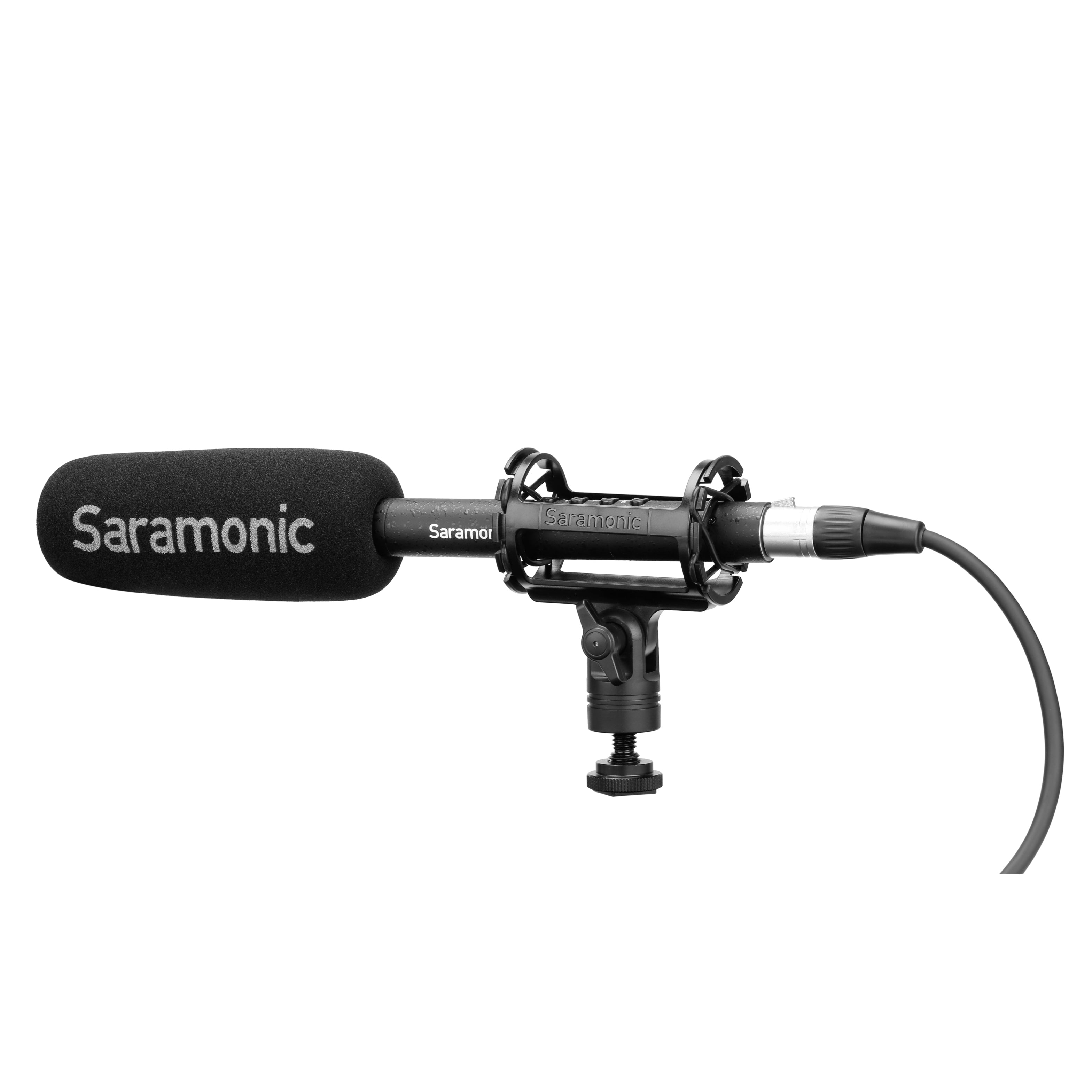 SoundBird T3 Cardioid Shotgun Mic (Li-Ion or +48 Powered) w/ Shock Mount, Cab... â€“ Saramonic audio gear at The LA Firm