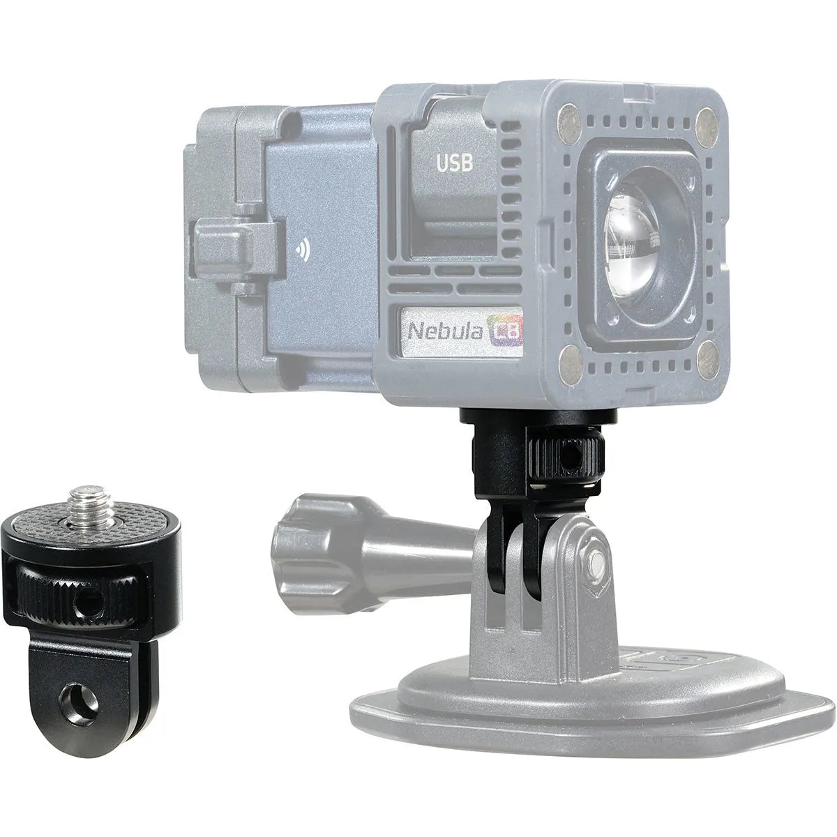 NANLUX AS-ACM-1/4 Action Camera Mount Adapter with 1/4"-20 Thread | The LA Firm
